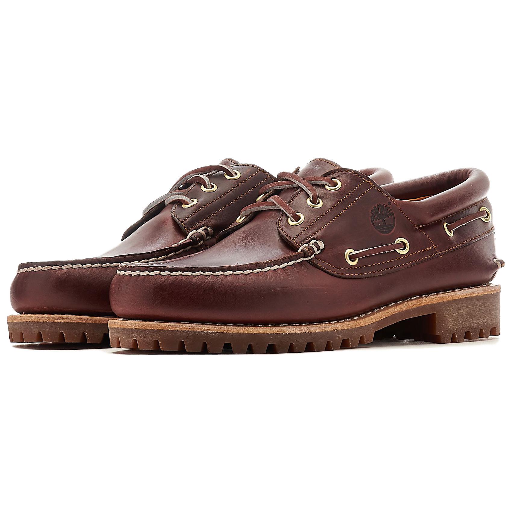Трёхглазые классические ботинки Timberland, коричневый — фото 2