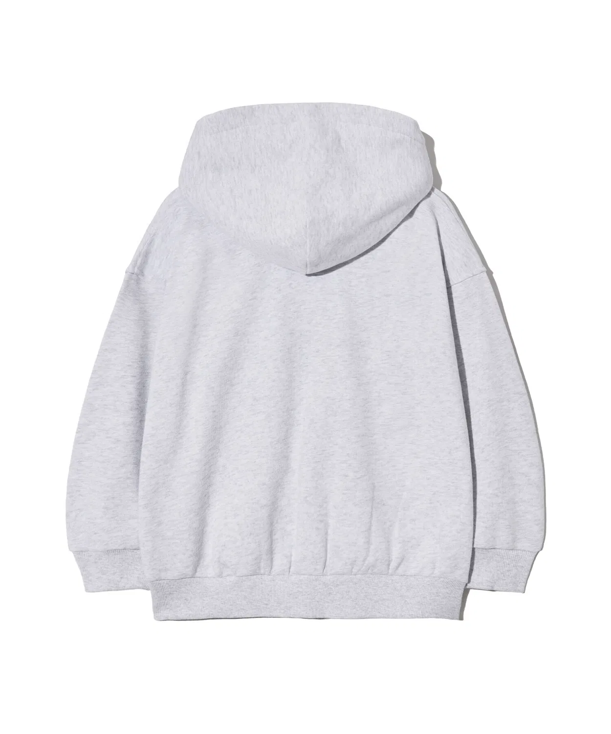 Детская толстовка на молнии Kids Tag Hood пепельного цвета от Brownbreath Kids — фото 3