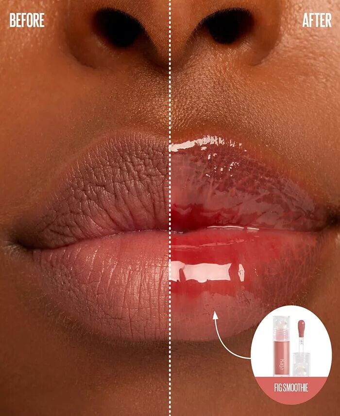 Масло для губ Juicy Glass, 0,13 унции Kaja, цвет Fig Smoothie — фото 3
