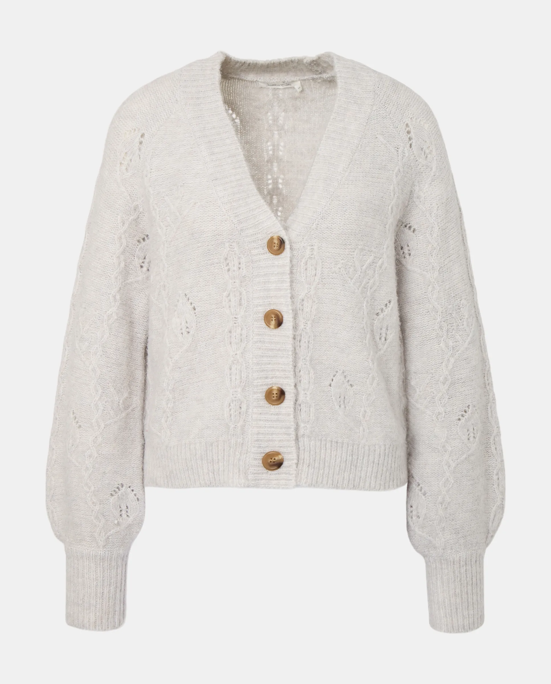 

Женская короткая однотонная куртка Southern Cotton, светло-серый