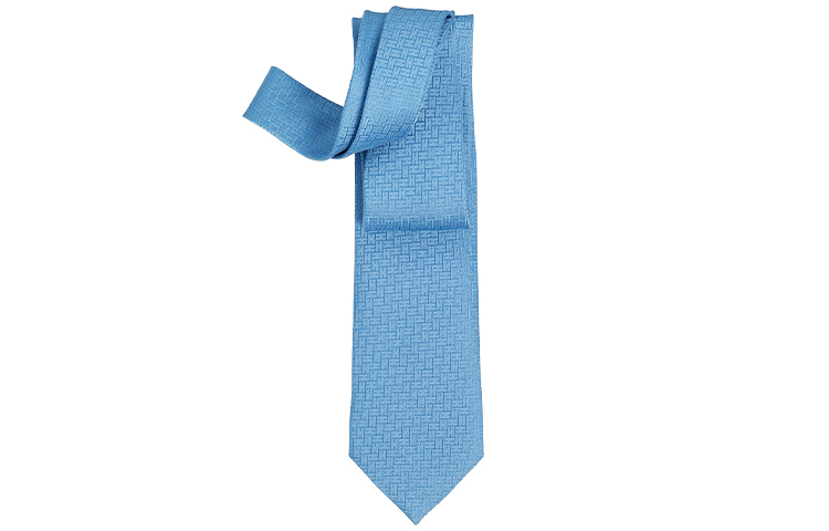 

HERMES Галстук мужской синий, Blue