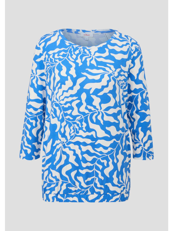 

s.Oliver Футболка 55A1 королевского синего цвета, Синий, s.Oliver Футболка 55A1 королевского синего цвета