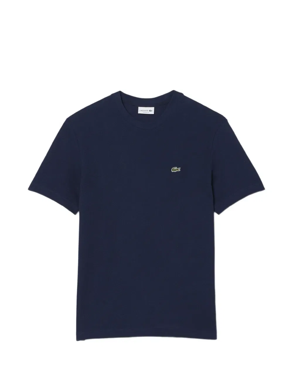 Футболка Lacoste с круглым вырезом, короткий рукав, синий