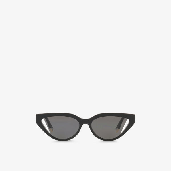 

FE40009I Солнцезащитные очки Fendi Way из ацетата кошачьих глаз Fendi, черный