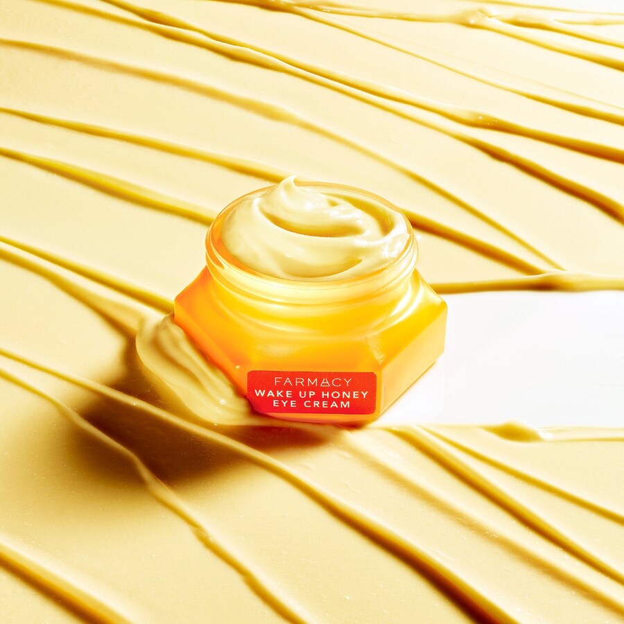 Крем для глаз Wake Up Honey с осветляющим витамином С Farmacy, 0.5 oz /15 mL — фото 2