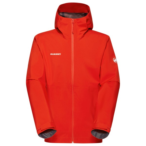 

Куртка Linard легкая хардшелл с капюшоном - дождевик Mammut, красный
