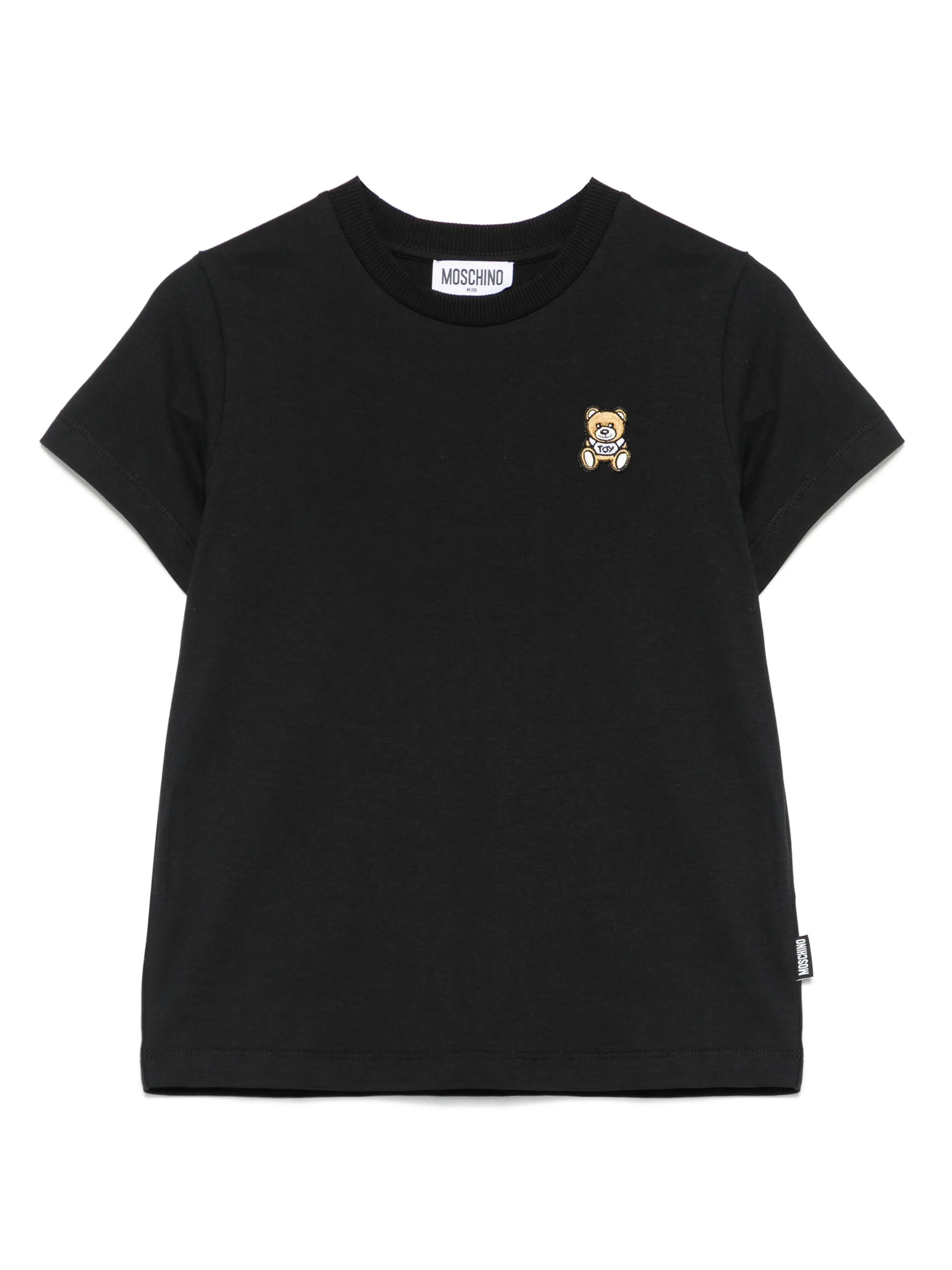 

Футболка с узором Teddy Bear Moschino Kids, черный