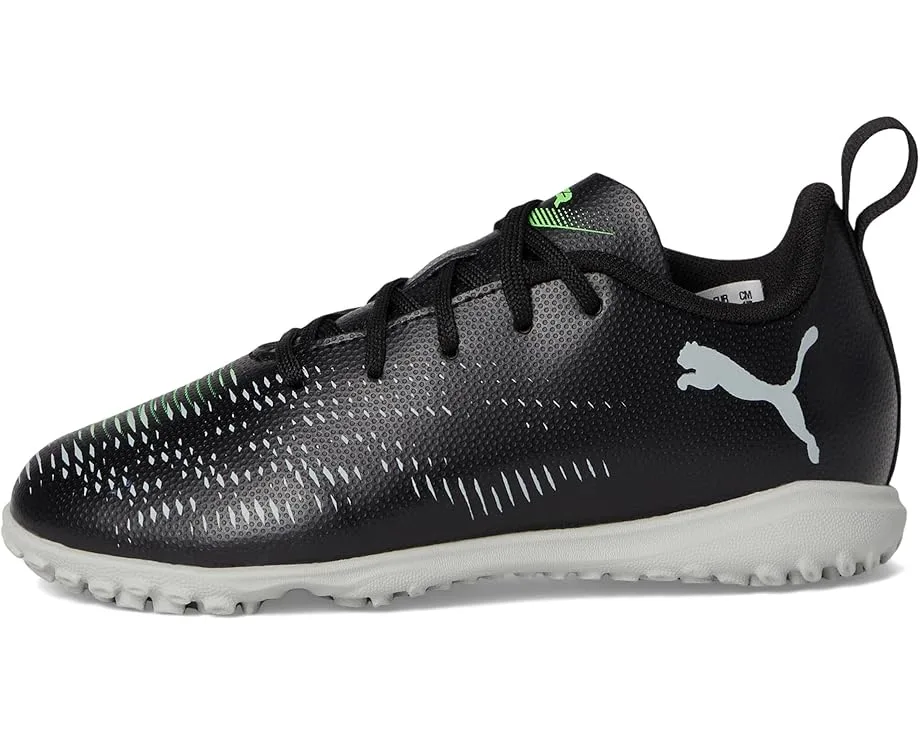 Кроссовки PUMA Kids Future 8 Play Turf Training (Little Kid/Big Kid), PUMA Black/Cool Light Gray/Fluo Green — фото 4
