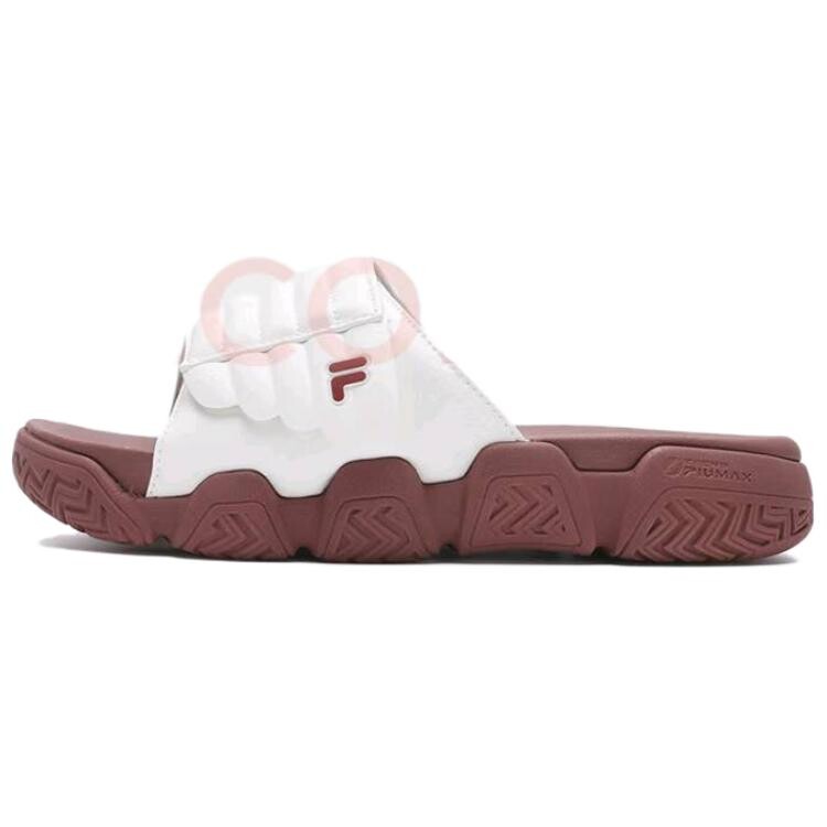 Шлепанцы Barricade женские Snow White/wall Red Fila Fusion