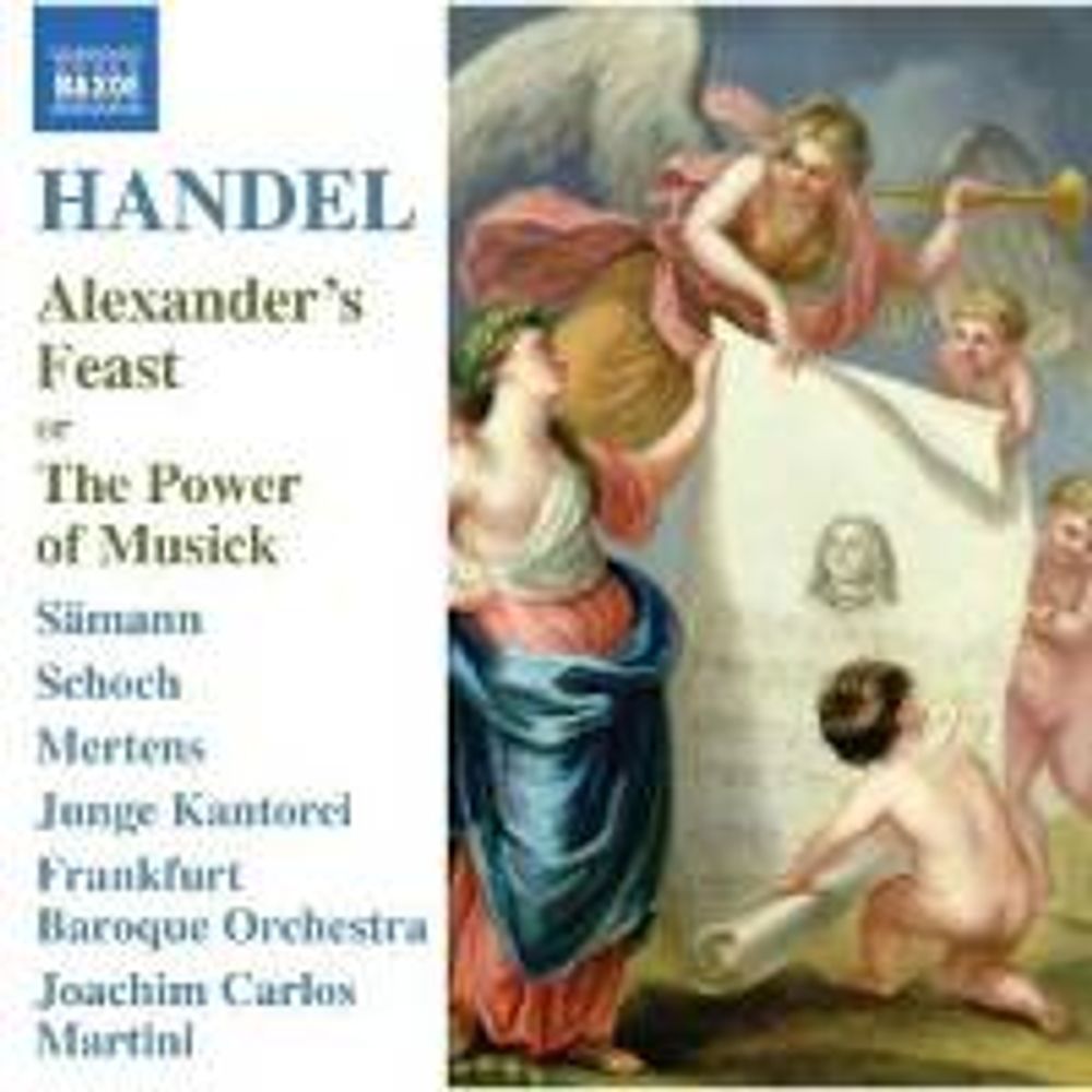 

Диск CD Handel: Alexander's Feast (or The Power Of Musick) - George Frideric Handel, Gerlinde Sämann, Knut Schoch, Klaus Mertens, Joachim Martini, Frankfurt Baroque Orchestra