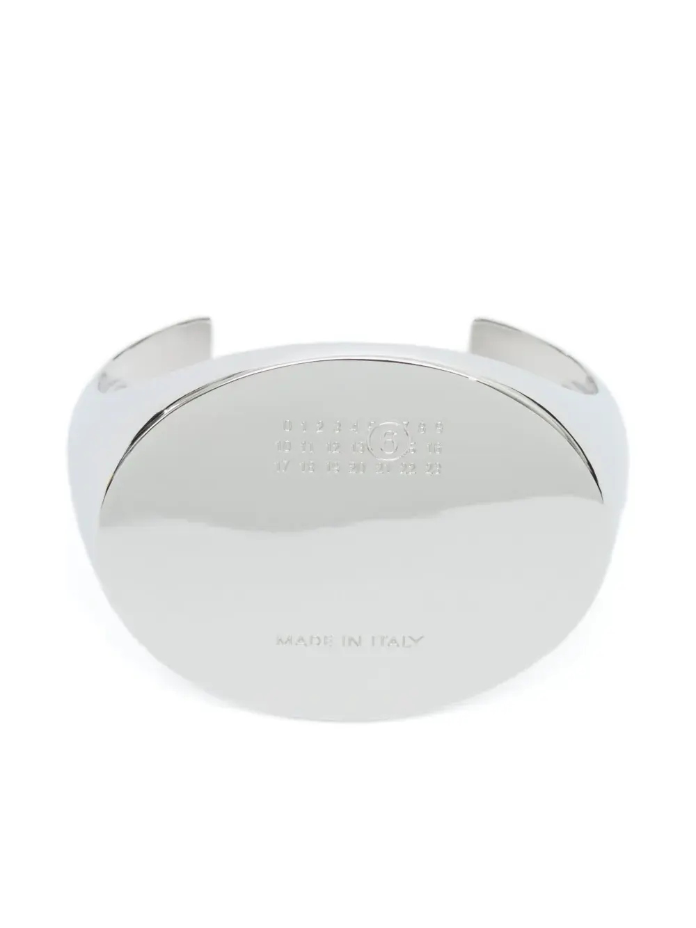 

Браслет-кафф с декором Numbers Mm6 Maison Margiela, серебристый