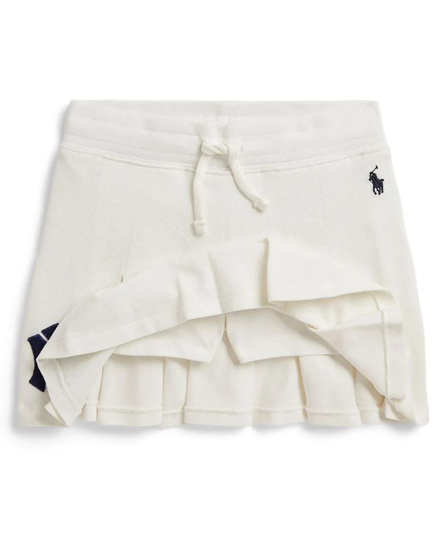 Детская юбка-шорты Yankees из сетчатой ткани, размеры 2-6XL, для девочек Polo Ralph Lauren, deckwash белый — фото 3