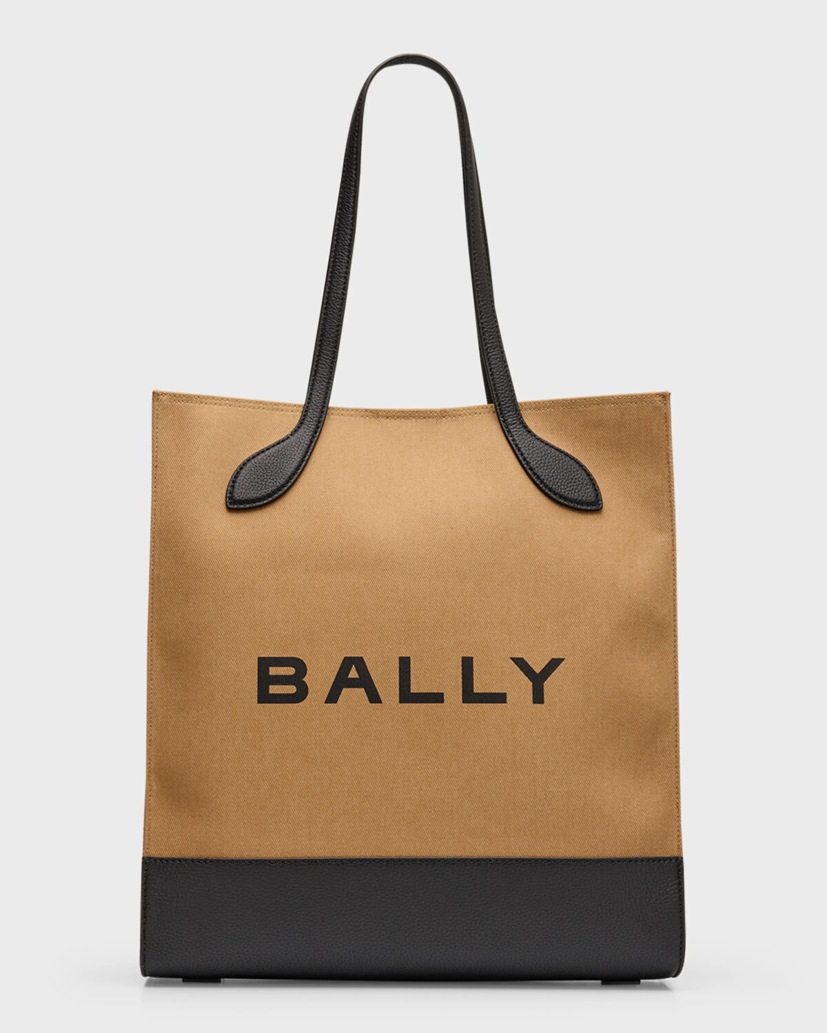 

Мужская большая сумка-тоут из ткани и кожи Bar Keep On Bally, цвет Sand Black Oro