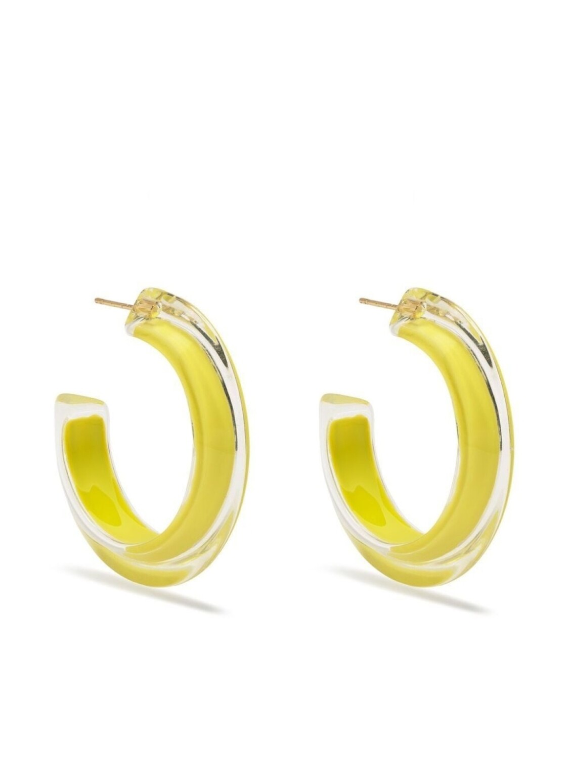 

Серьги Small Jelly Hoop Alison Lou, желтый