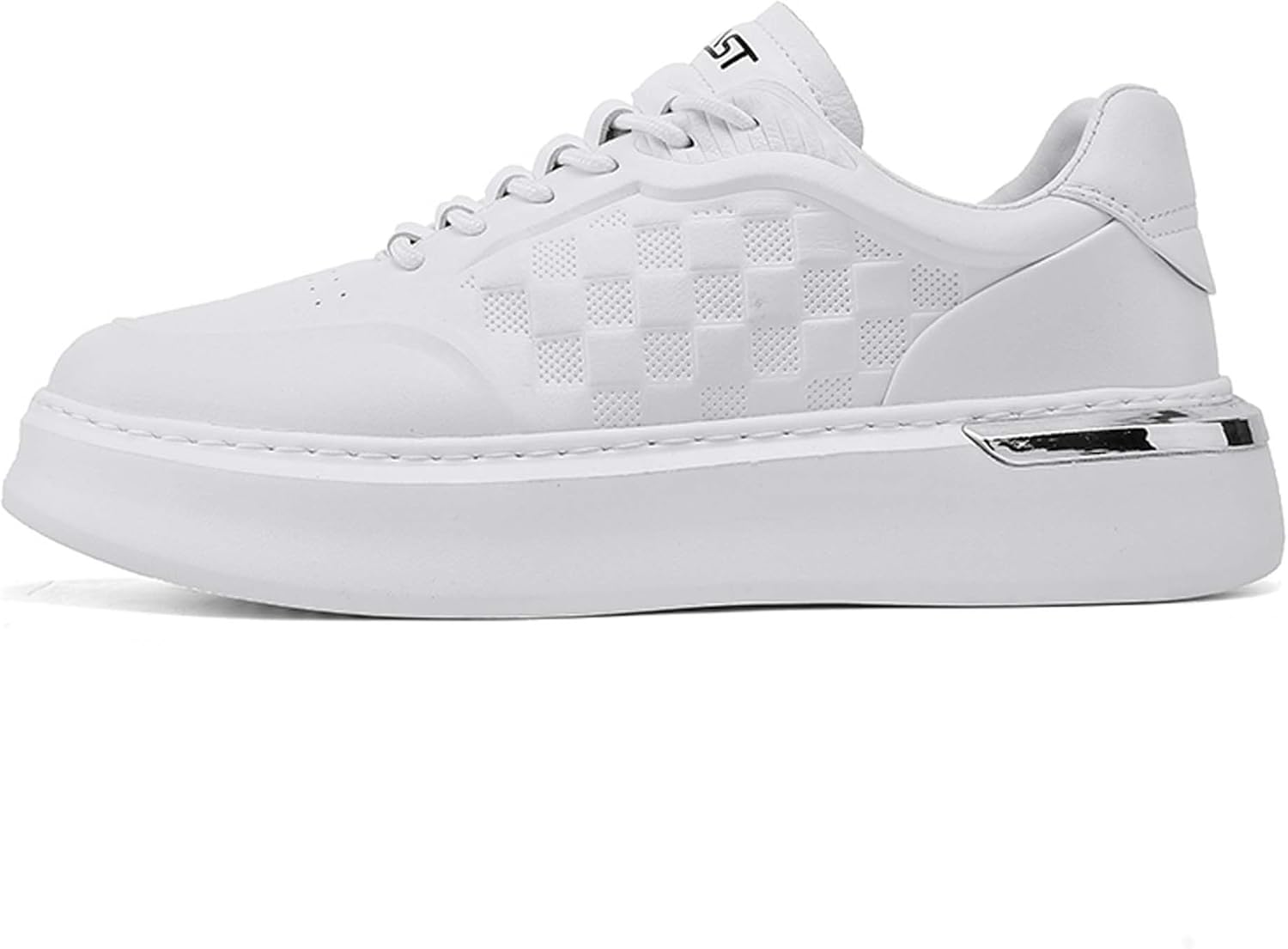 

Повседневные кроссовки из микрофибры с резиновой подошвой, модные кроссовки для серфинга, спортивные кроссовки в стиле ретро, простые классические повседневные мужские кроссовки Generic, белый