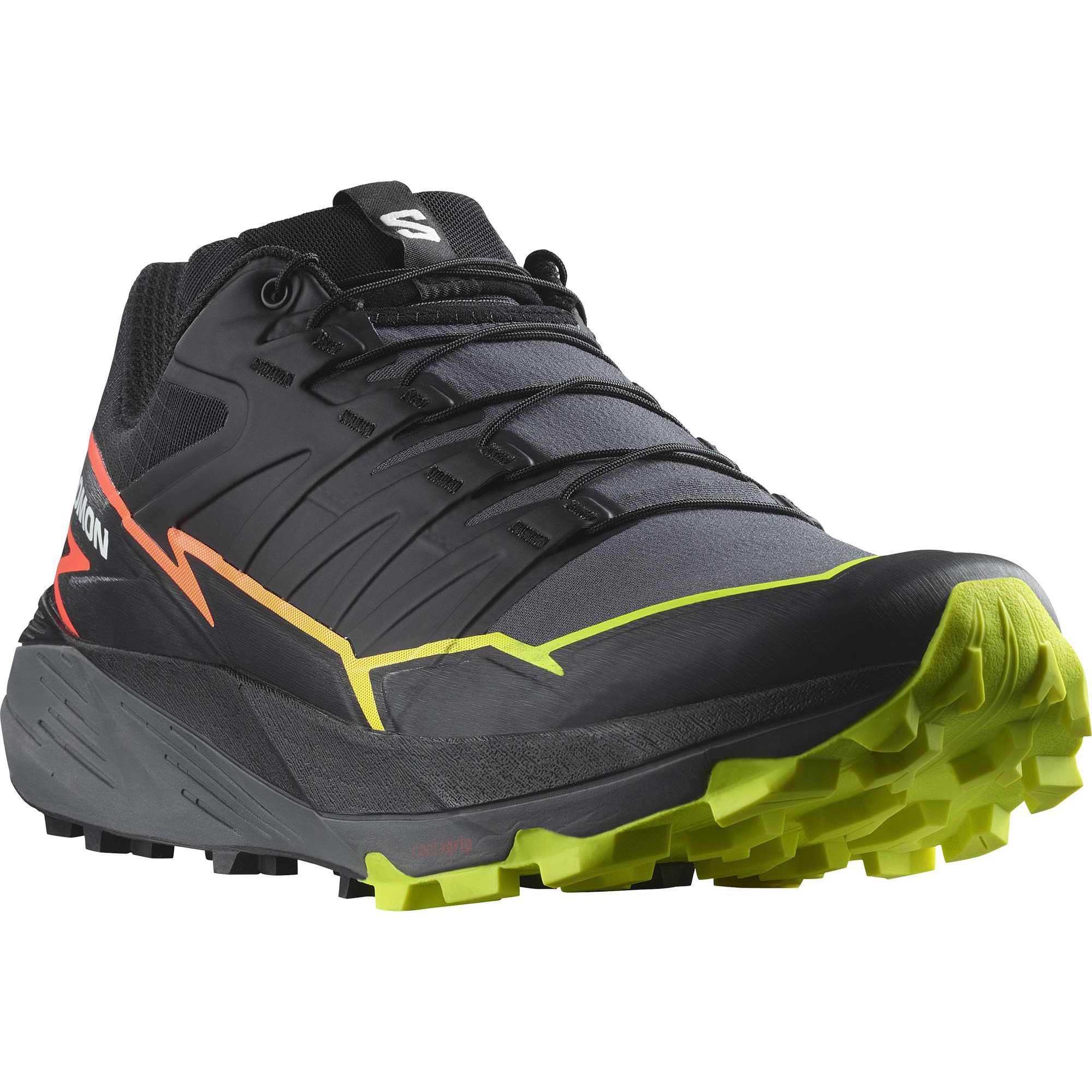 Мужские кроссовки для трейлраннинга Thundercross Salomon, Black/Quiet Shade/Fiery Coral — фото 2