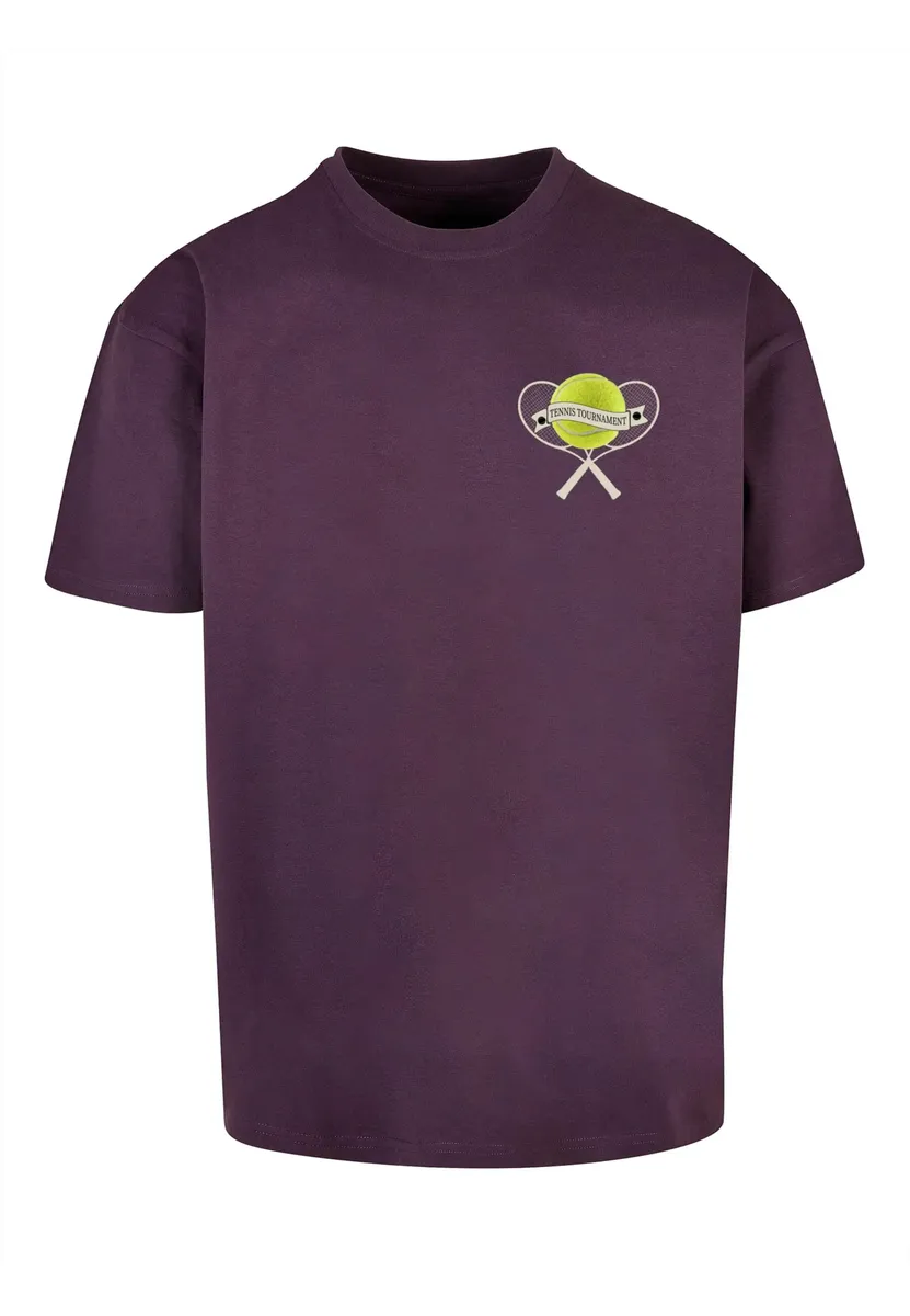 

Футболка Merchcode "Мужская футболка Merchcode Tennis Tournament Heavy Oversized", цвет Purplenight