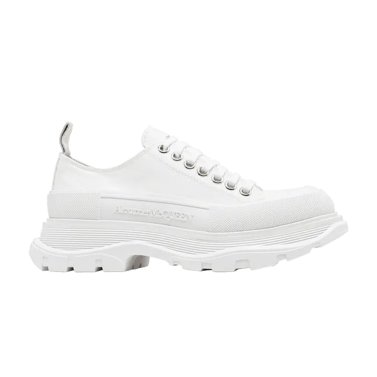 Кроссовки Alexander McQueen Alexander McQueen Wmns Tread Slick Lace Up 'White', белый