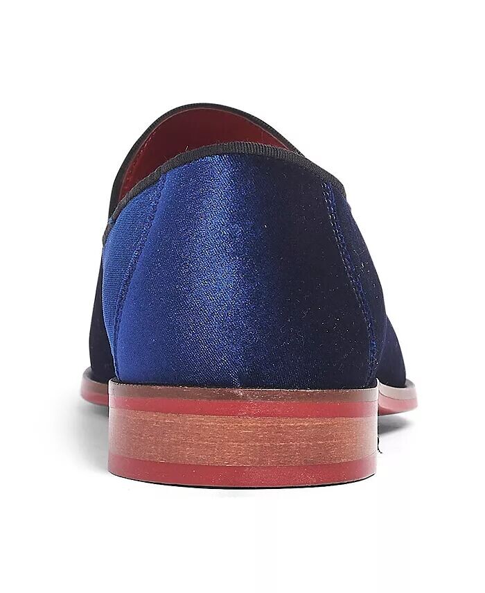 Мужские бархатные свадебные мокасины Prince Slip-On Carlos by Carlos Santana, синий — фото 3