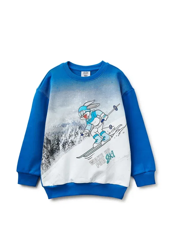 Толстовка Looney Tunes x Olympic Collection, United Colors Of Benetton, синий