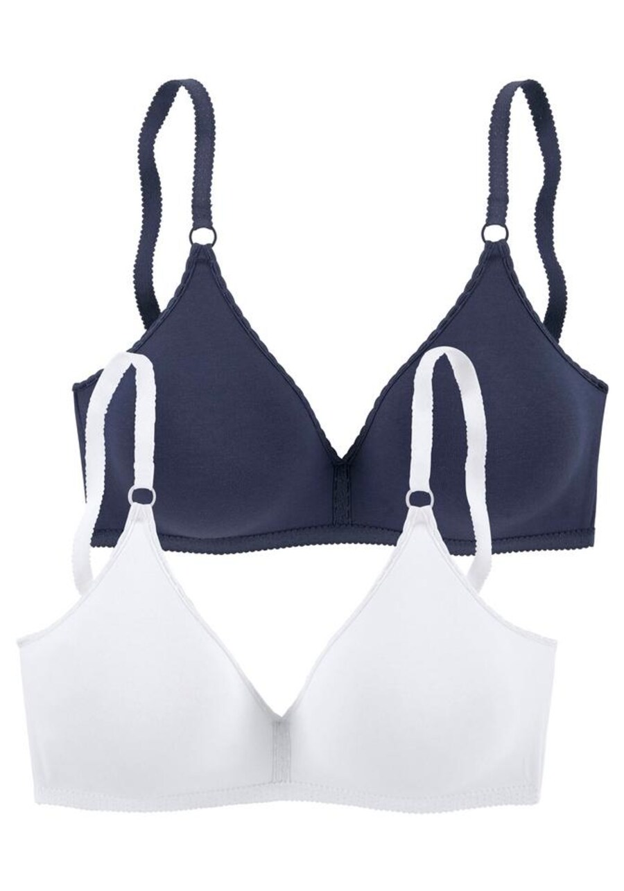 

Бюстгальтер-футболка PETITE FLEUR, цвет marine blue/White