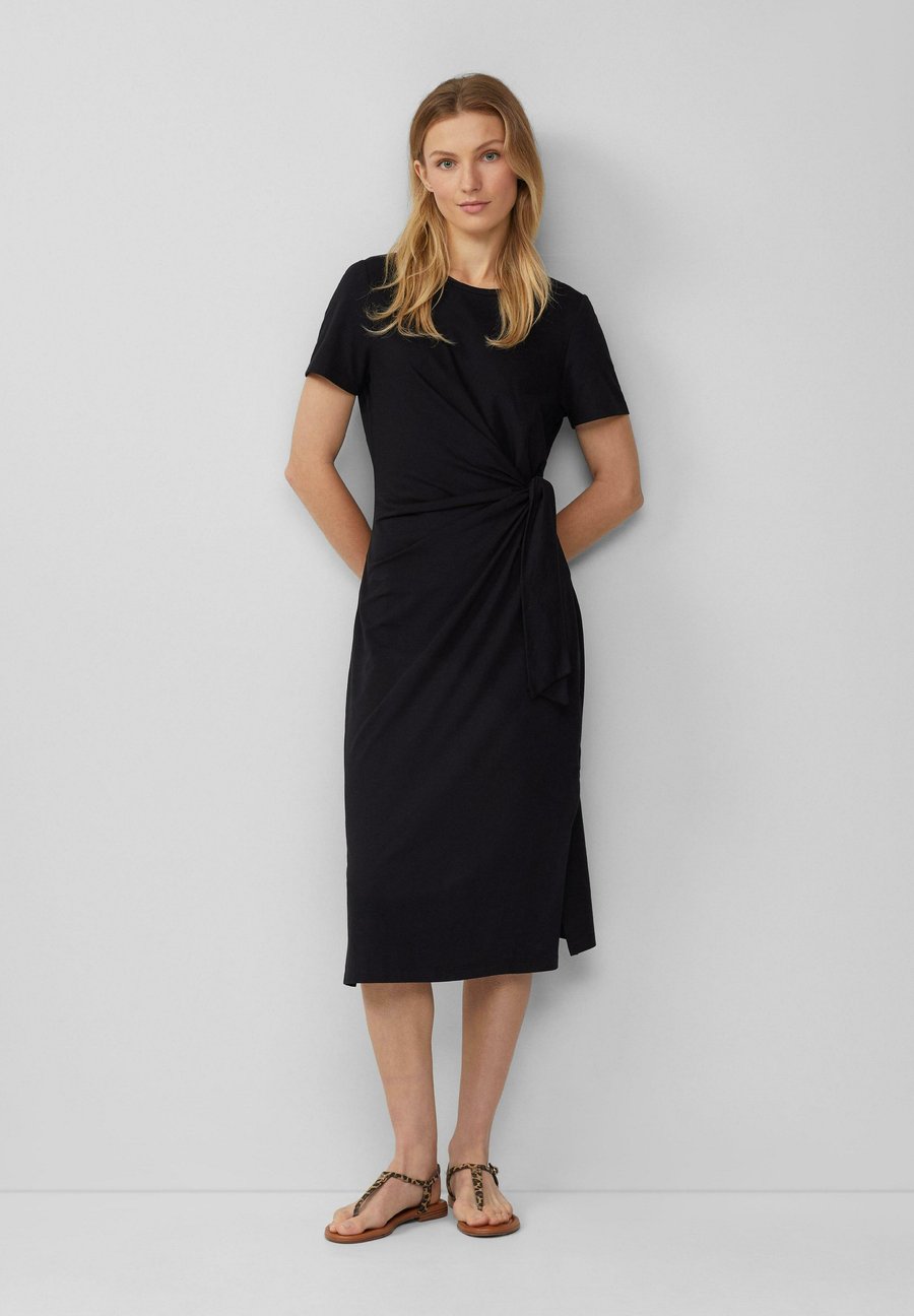 

Платье s.Oliver MIT KNOTENDETAIL UND RAFFUNG, Schwarz/Black