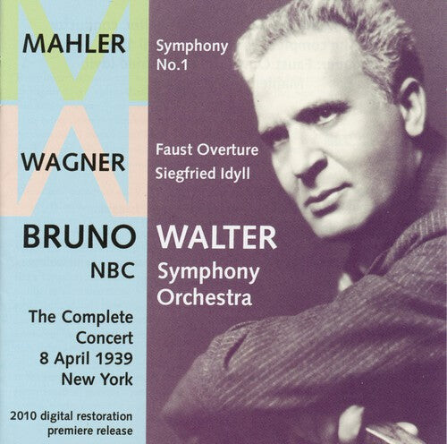 

CD диск Wagner / Mahler / NBC Sym Orch / Walter: Bruno Walter Conducts the NBC Symphony Orchestra