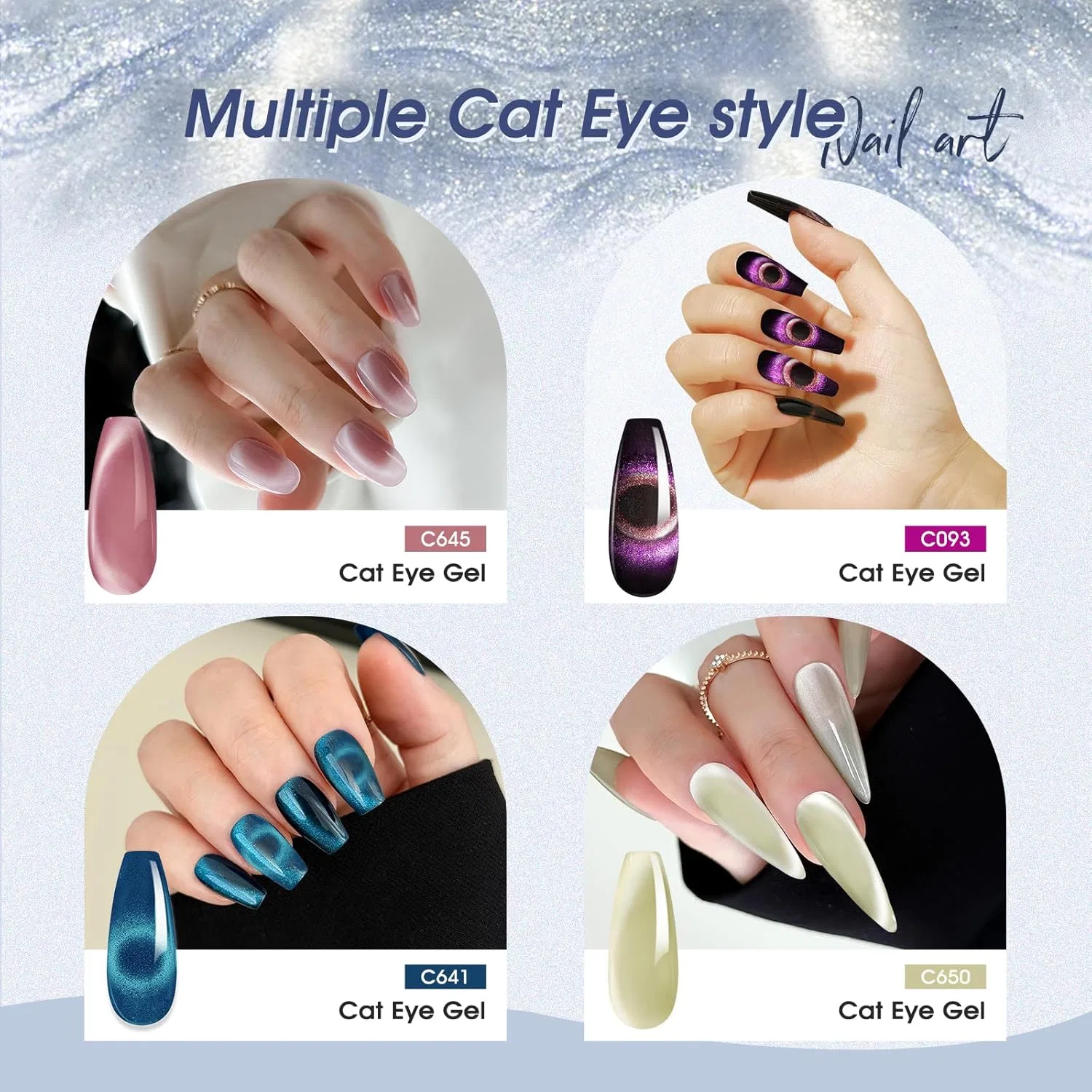Набор магнитных УФ гель-лаков Rosalind Cat Eye (30 шт.) Rosalind, 006 — фото 4