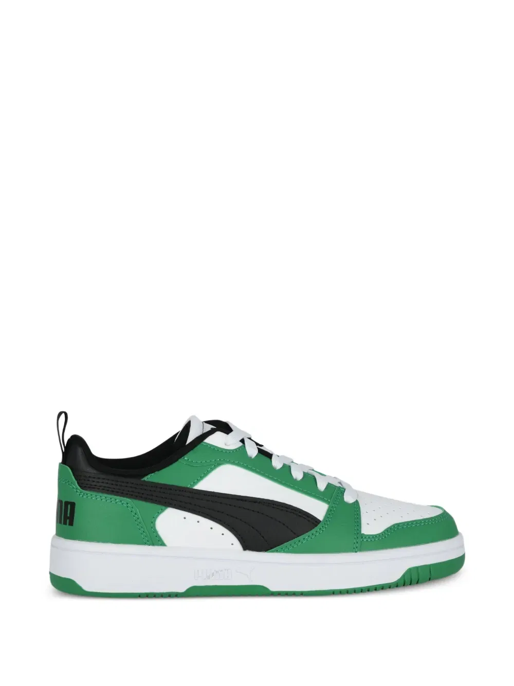 Перфорированные кроссовки Puma Kids, зеленый — фото 2