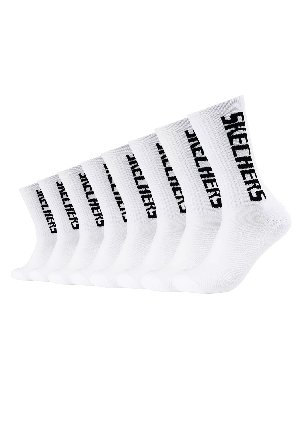 

Носки Skechers Unisex Tennis Sock cushioned line 8p, белый