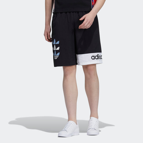 Шорты originals sprt short causual sports ventilate short pant male black Adidas, черный — фото 3
