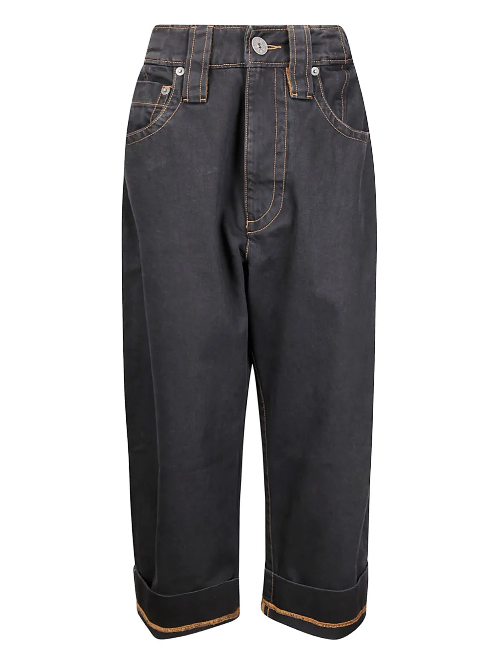 

Детские джинсы с декоративной строчкой Vaquera, черный