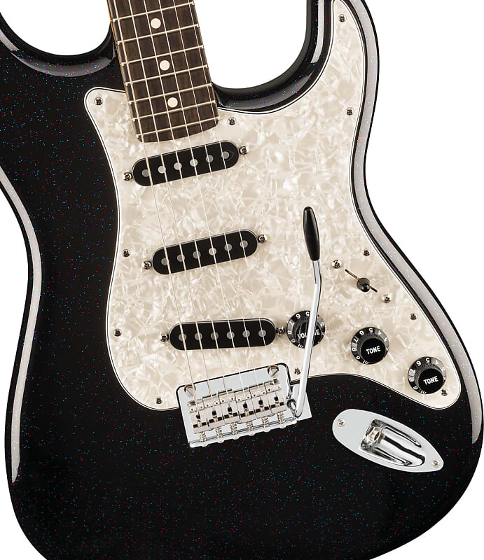 

Электрогитара Fender - 70th Anniversary Player Stratocaster - Electric Guitar - Rosewood Fingerboard - Nebula Noir - w/ Deluxe Gig Bag