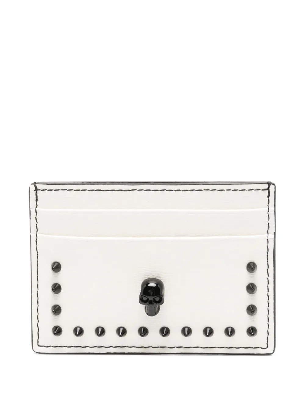 

Кардхолдер с декором Skull Alexander McQueen, белый