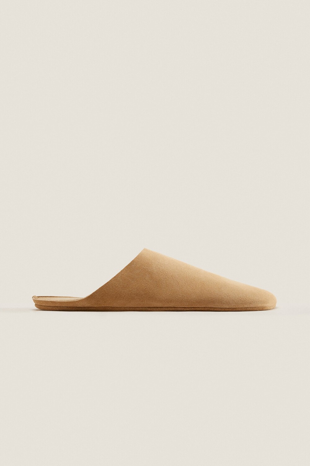 

Туфли из мягкой кожи Zara, светло-бежевый