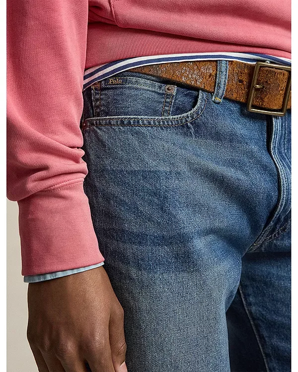8-Дюймовые винтажные классические шорты с обрезанными краями Polo Ralph Lauren, Blue — фото 4
