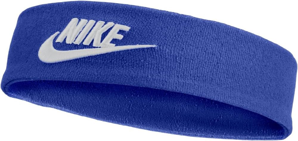 

Повязка на голову Nike Classic Wide Terry BN2065, Game Royal/White