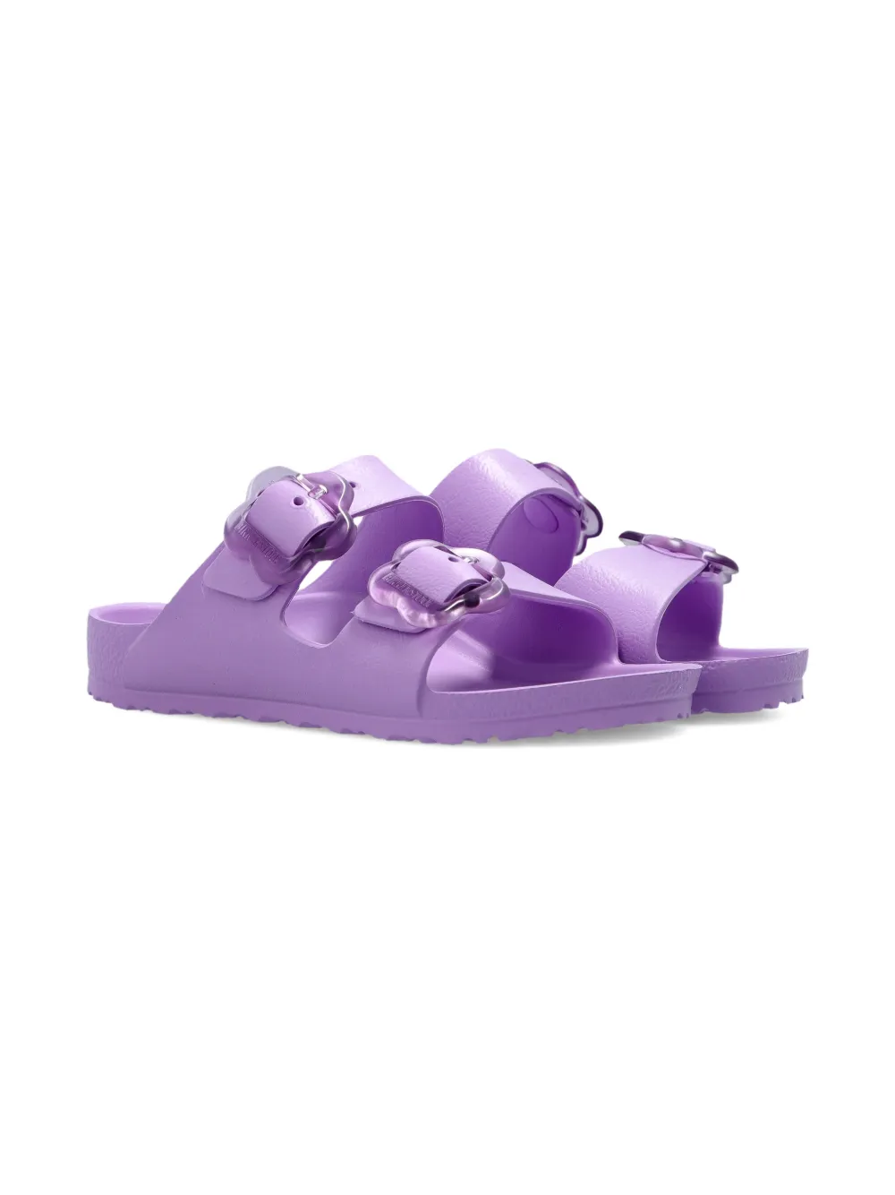 

Сандалии Arizona с цветочной пряжкой Birkenstock Kids, фиолетовый