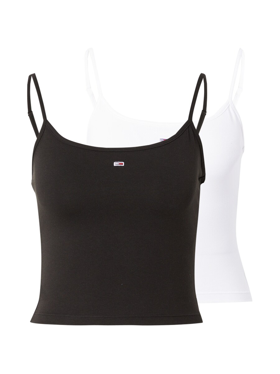 

Топ Tommy Jeans ESSENTIAL, цвет Black/Off white