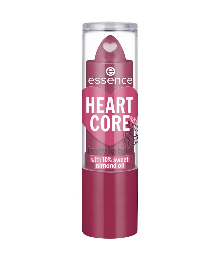 

Бальзам для губ essence HEART CORE fruity lip balm, Nr. 05 - Bold Blackberry, 3g