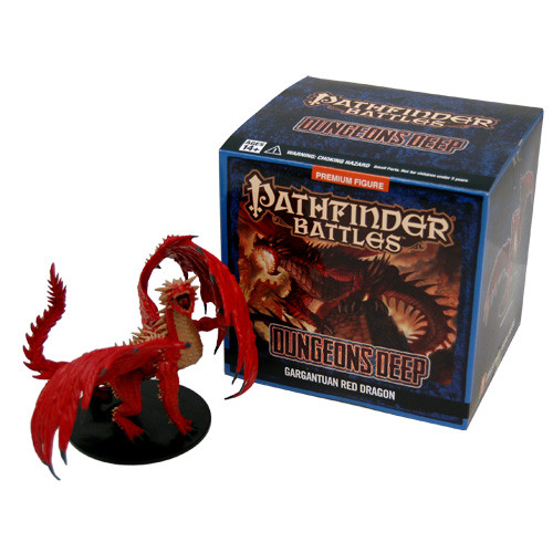 

Миниатюра WizKids/NECA Pathfinder Battles: Dungeons Deep - Gargantuan Red Dragon Promo