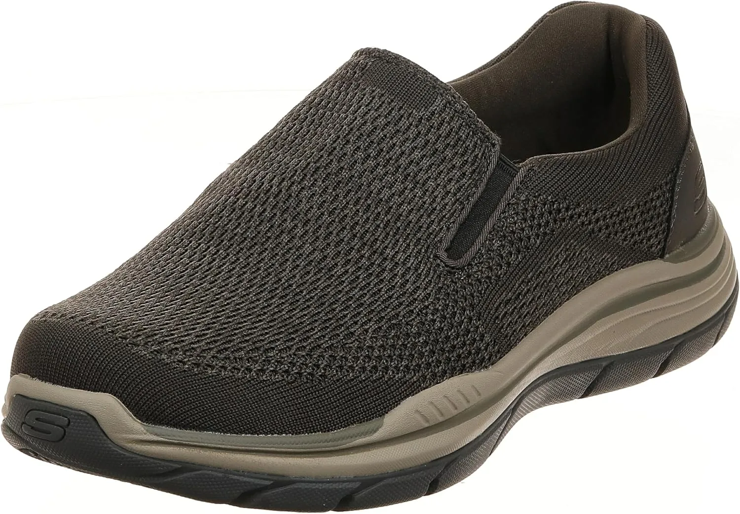 Мужские кроссовки Skechers Expected 2.0 - Arago Slip On Canvas, коричневый