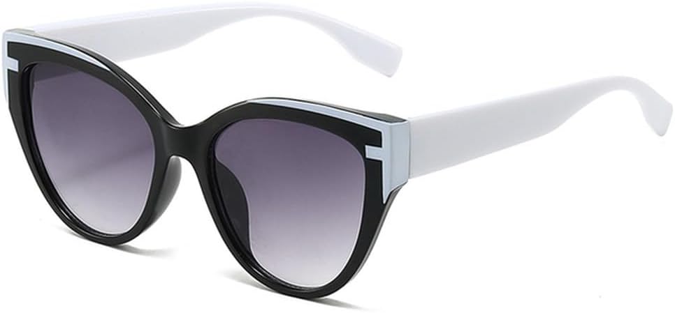 

Модные солнцезащитные очки «кошачий глаз» для женщин, крупная оправа, роскошные винтажные солнцезащитные очки с градиентом, защита от УФ-излучения UV400, SUN1765 Generic, White Gray