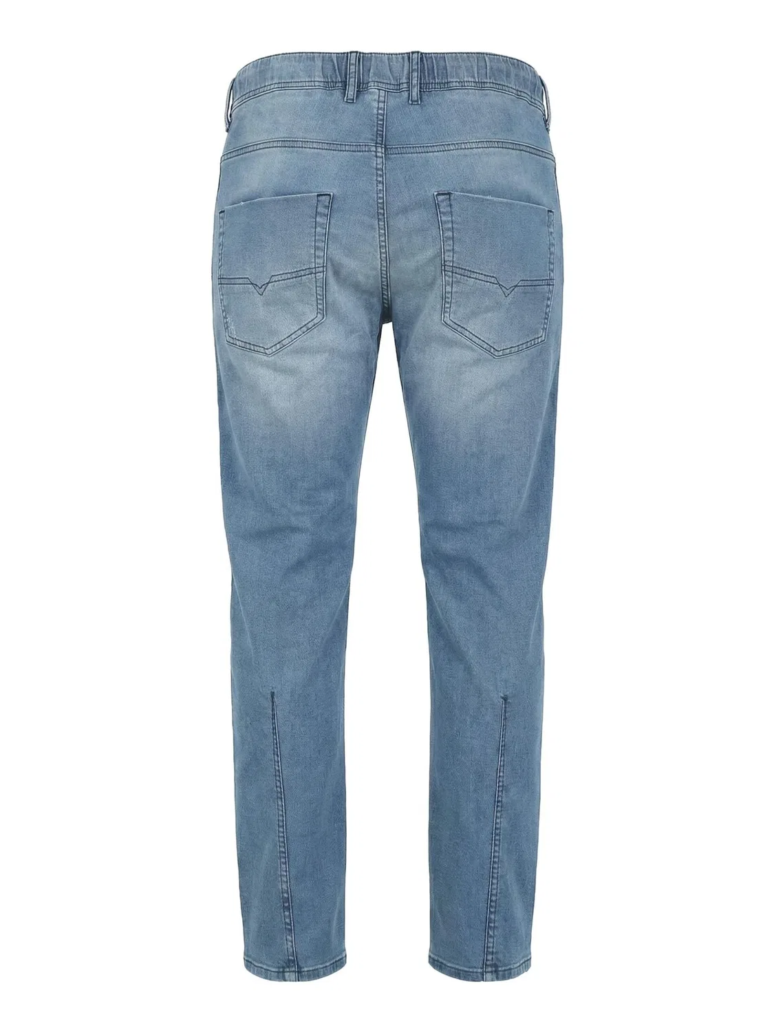 Зауженные джинсы Diesel 2030 D-KROOLEY JOGGJEANS Superstretch & Supersoft светло-голубого цвета — фото 3