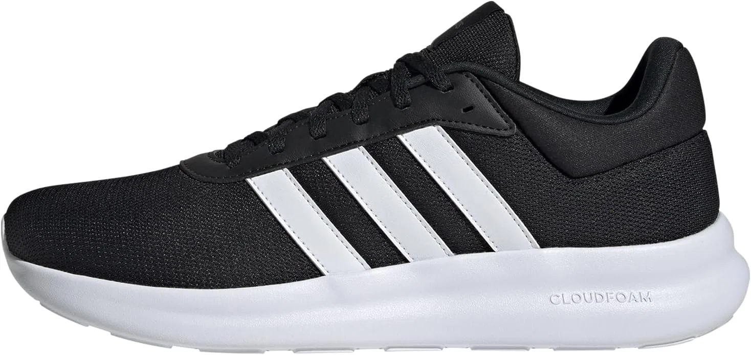 Мужские кроссовки Adidas Lite Racer 4.0, Core Black Cloud White Grey Five