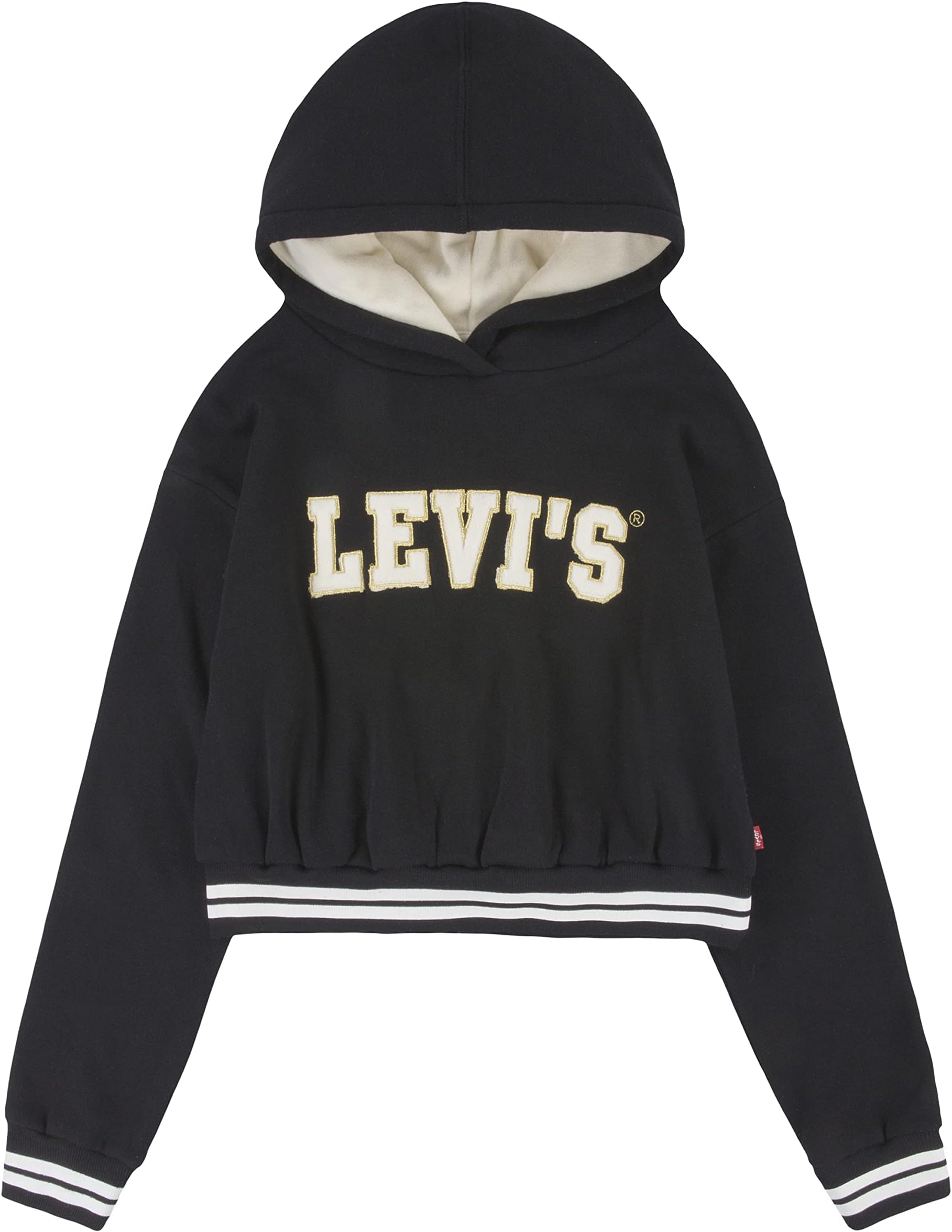 

Худи Levi'S High-Rise Pullover Hoodie, черный