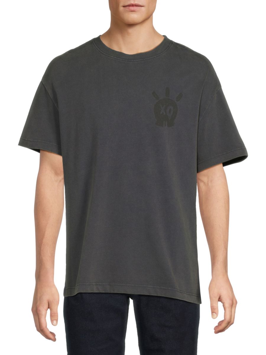 

Футболка Teddy Skull XO Paint Cotton Zadig & Voltaire, цвет Encre Blue