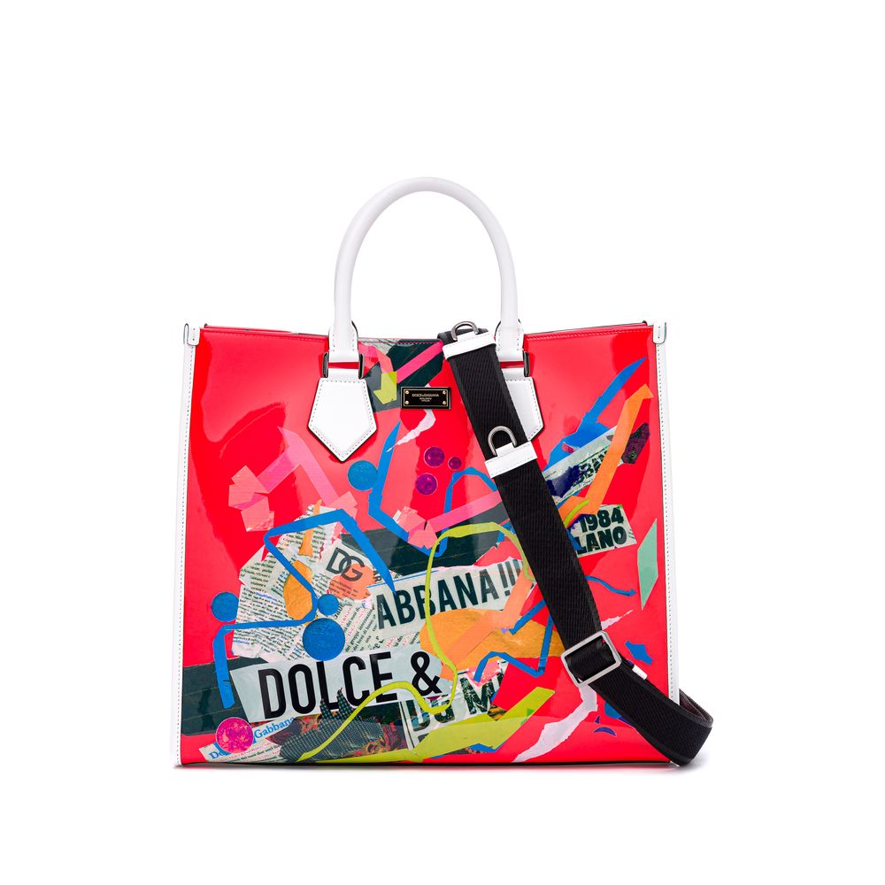 

Элегантная красная лакированная кожаная сумка с культовым дизайном Dolce & Gabbana