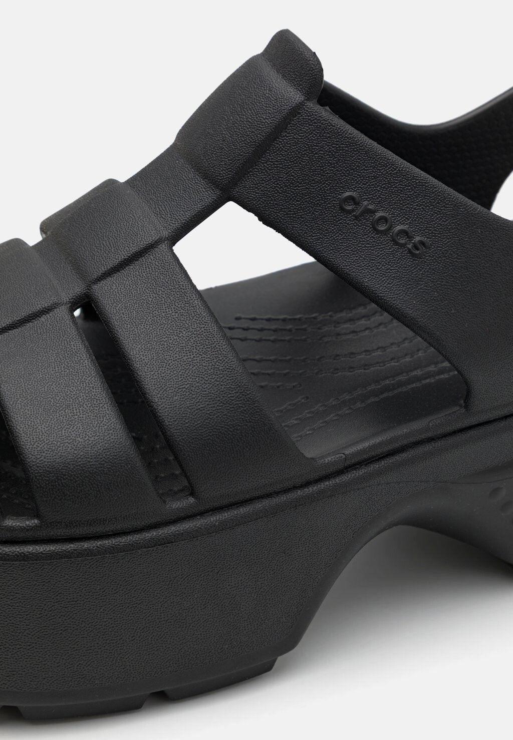 Босоножки на платформе Stomp Fisherman Unisex Crocs, черный