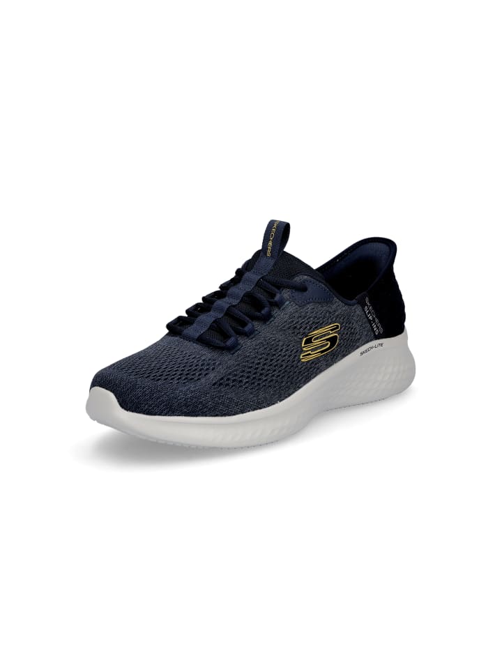

Кроссовки на шнуровке Skechers, темно-синий